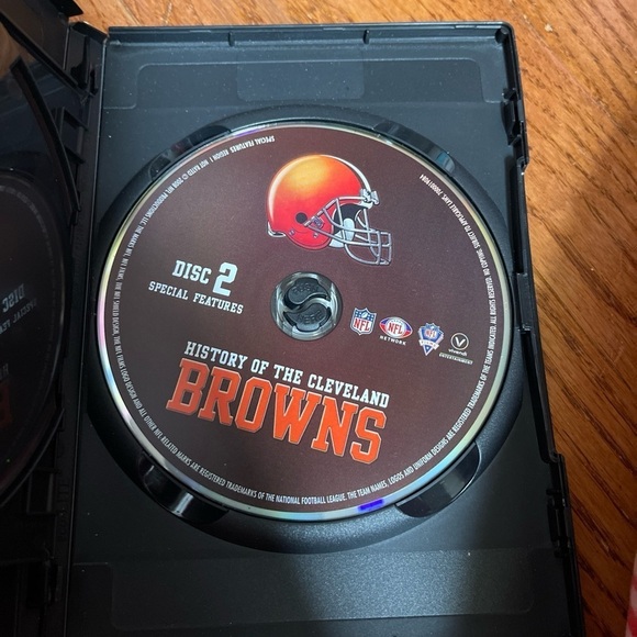 NFL History of the Cleveland Browns 2 DVD Set - Picture 8 of 8